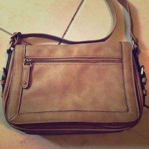 Merona camel/tan color crossbody purse